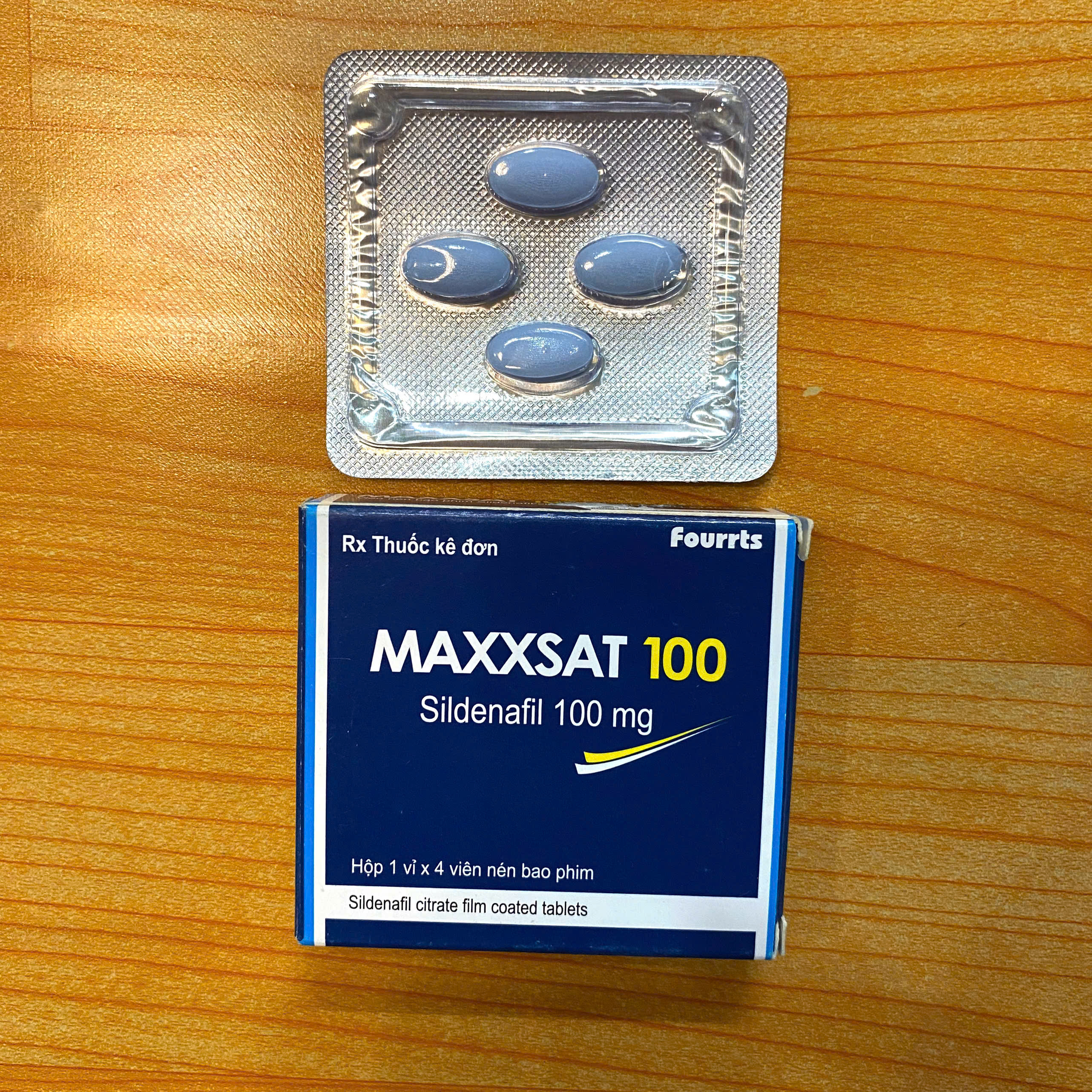 Maxxsat 100 Sildenafil tăng cường sinh lý nam, kéo dài thời gian